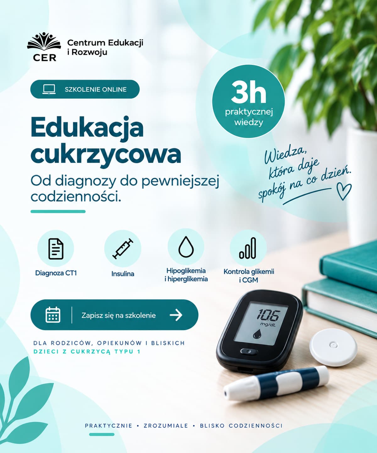 Edukacja Cukrzycowa - od diagnozy do pewniejszej codzienności
